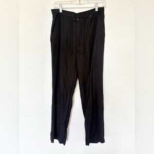 Cubavera Women’s Black Linen Pants